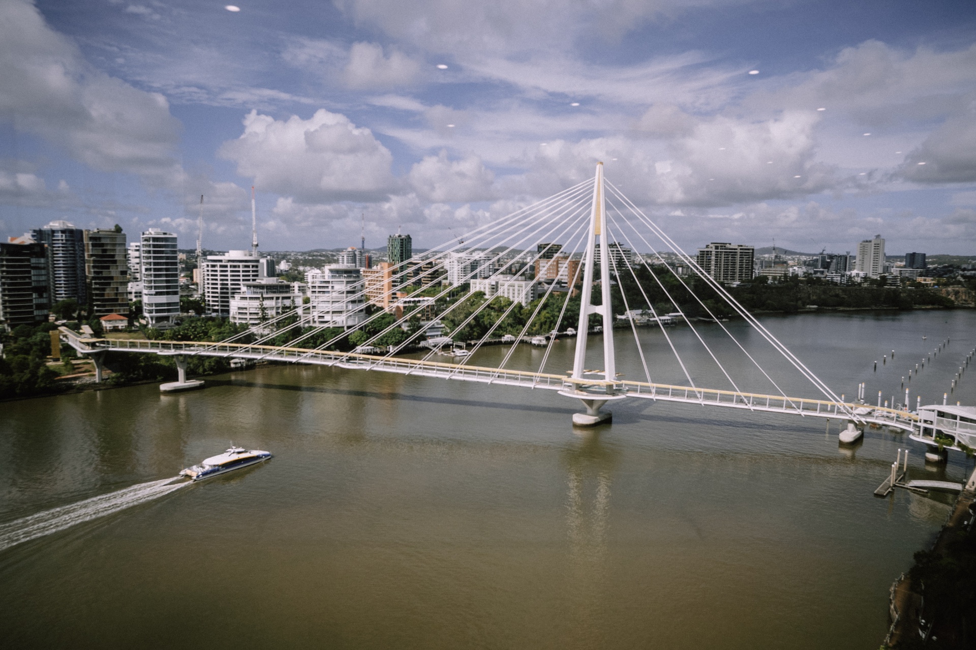 Brisbane river and bridge view from the venue
