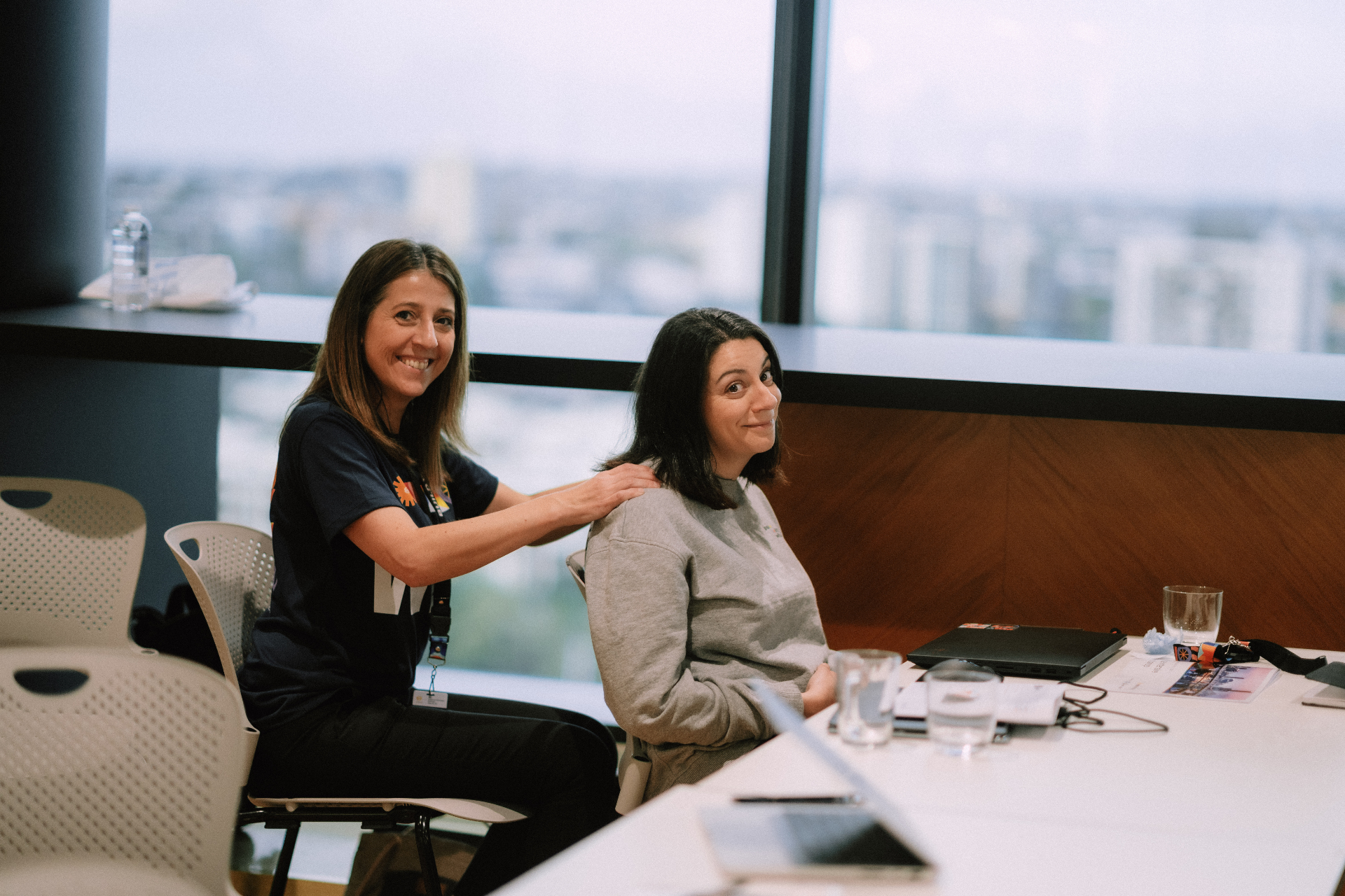 Firm owners at a Wize event