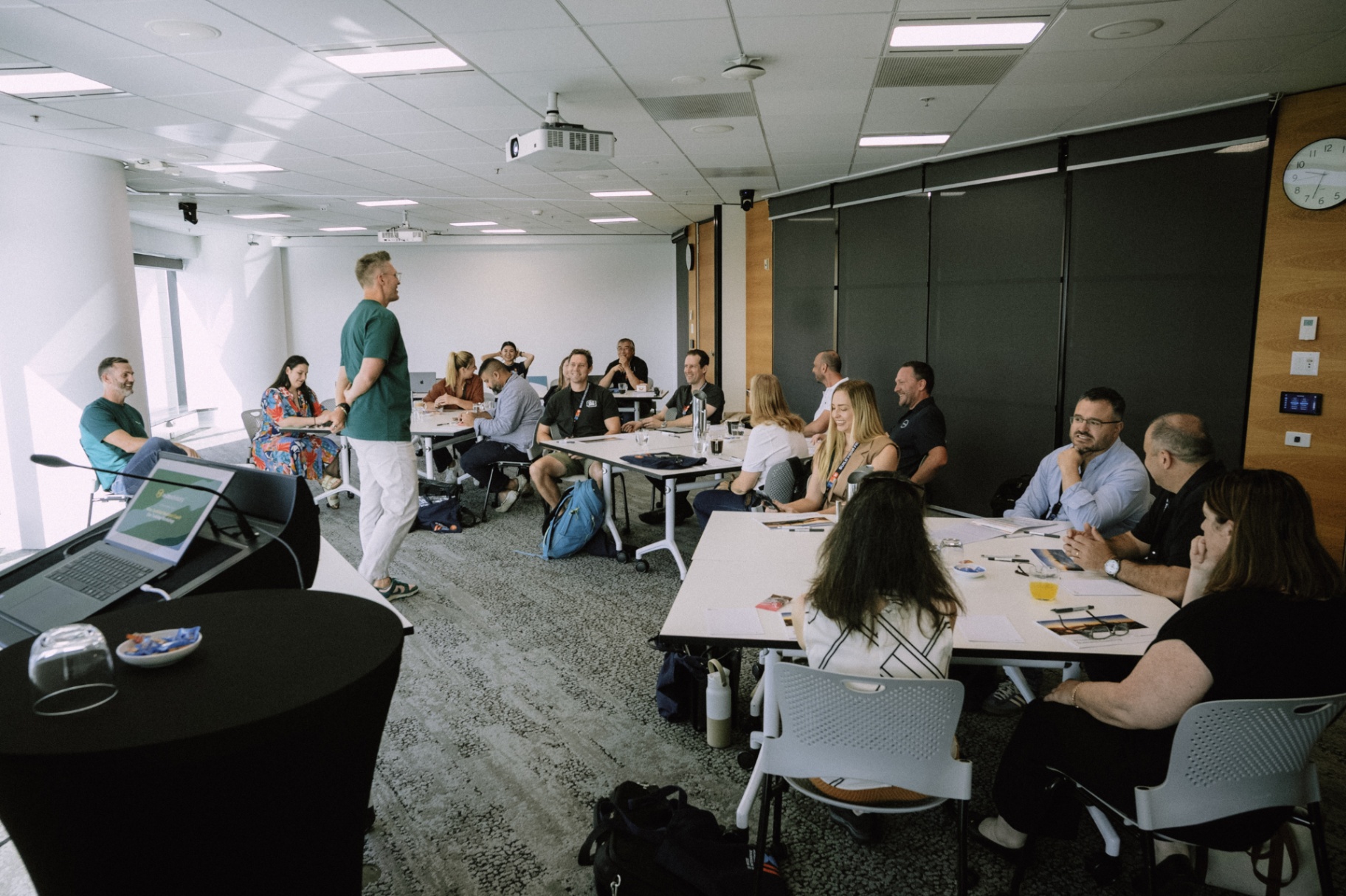WizeAdvisory members participating in a group session