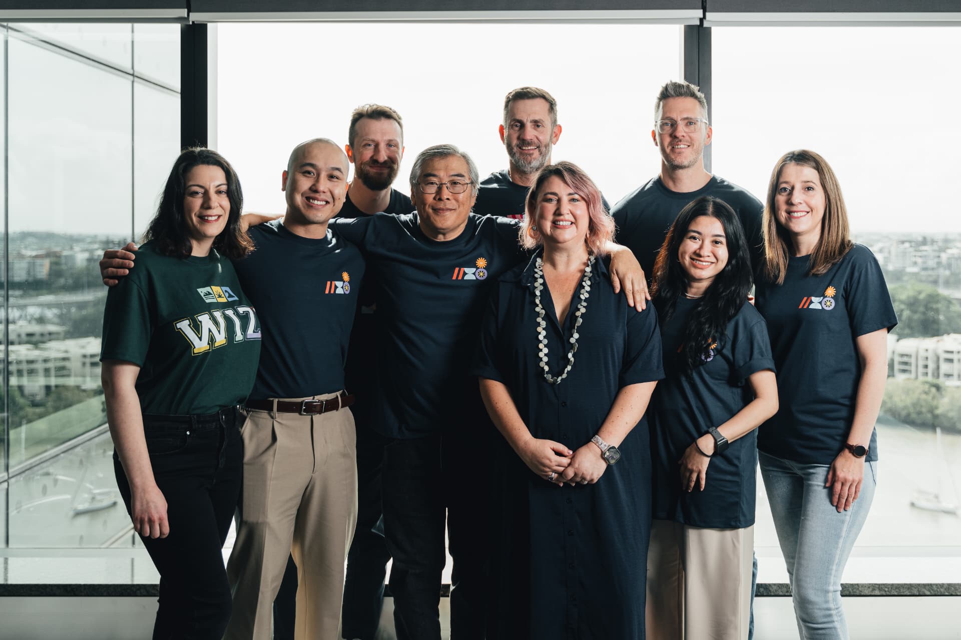 The Wize team together